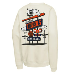 Detroit Tigers Youth Retro Billboard Sweatshirt Natural