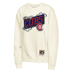 Chicago Cubs Youth Retro Billboard Sweatshirt Natural