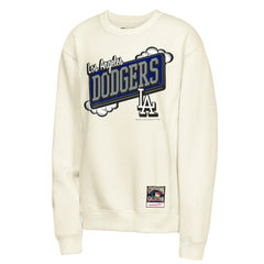 Los Angeles Dodgers Youth Retro Billboard Sweatshirt Natural