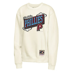 Philadelphia Phillies Youth Retro Billboard Sweatshirt Natural