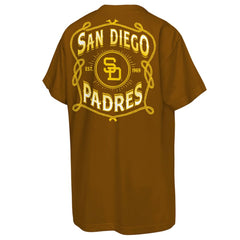San Diego Padres Youth Cooperstown Rodeo Rope T-Shirt Brown