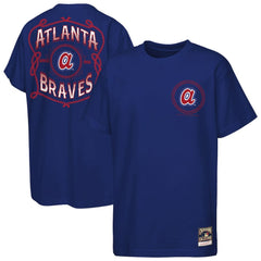Atlanta Braves Youth Cooperstown Rodeo Rope T-Shirt Navy