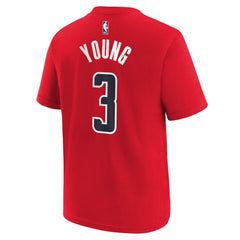 Trae Young Washington Wizards Youth 2026 Name & Number T-Shirt - Red outlet