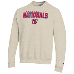 Washington Nationals Champion Eco Powerblend Sweatshirt Oatmeal