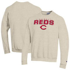Cincinnati Reds Champion Eco Powerblend Sweatshirt Oatmeal