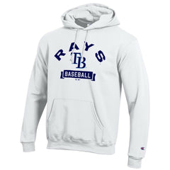 Tampa Bay Rays Champion Eco Powerblend Hoodie White