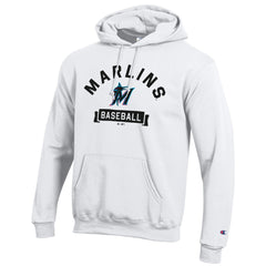 Miami Marlins Champion Eco Powerblend Hoodie White