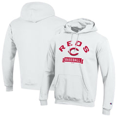 Cincinnati Reds Champion Eco Powerblend Hoodie White