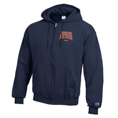 Houston Astros Champion Eco Powerblend Full-Zip Hoodie Navy