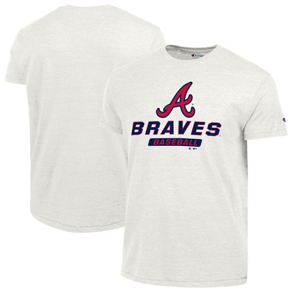 Atlanta Braves Champion Ultimate Tri-blend T-Shirt White
