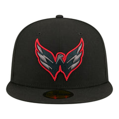 Washington Capitals New Era Color Pop 59FIFTY Fitted Hat - Black Hats