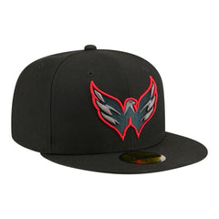 Washington Capitals New Era Color Pop 59FIFTY Fitted Hat - Black Hats