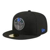 Edmonton Oilers New Era Color Pop 59FIFTY Fitted Hat - Black Hats