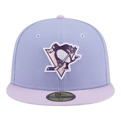 Pittsburgh Penguins New Era Lavender Bloom 59FIFTY Fitted Hat - Light Purple/Purple Hats