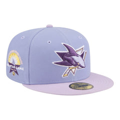 San Jose Sharks New Era Lavender Bloom 59FIFTY Fitted Hat - Light Purple/Purple Hats