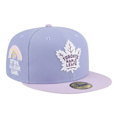 Toronto Maple Leafs New Era Lavender Bloom 59FIFTY Fitted Hat - Light Purple/Purple Hats