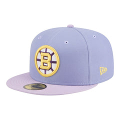 Boston Bruins New Era Lavender Bloom 59FIFTY Fitted Hat - Light Purple/Purple Hats