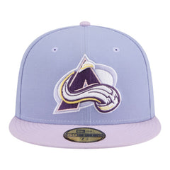 Colorado Avalanche New Era Lavender Bloom 59FIFTY Fitted Hat - Light Purple/Purple Hats