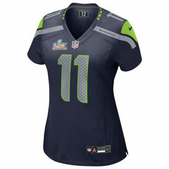 Jaxon Smith-Njigba Seattle Seahawks Women's Super Bowl LX Patch Game Jersey - College Navy outlet