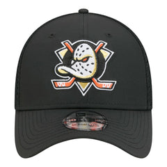 Anaheim Ducks New Era Logo 39THIRTY Flex Hat - Black Hats