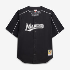 Miguel Cabrera Miami Marlins Big & Tall Cooperstown Mesh Batting Practice Jersey Black