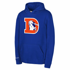 Denver Broncos Youth Retro Logo Hoodie - Royal discount