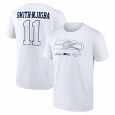Jaxon Smith-Njigba Seattle Seahawks Tonal Name & Number T-Shirt - White discount