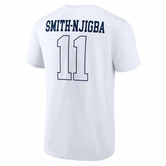 Jaxon Smith-Njigba Seattle Seahawks Tonal Name & Number T-Shirt - White discount