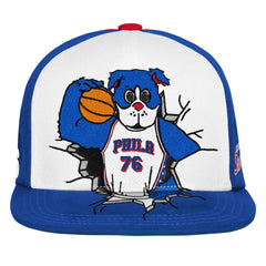Philadelphia 76ers Youth Mascot Snapback Hat - Royal on sale