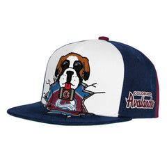 Colorado Avalanche Mitchell & Ness Youth Mascot Snapback Hat - Maroon Hats