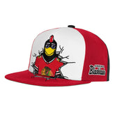 Chicago Blackhawks Mitchell & Ness Youth Mascot Snapback Hat - Red Hats