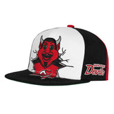 New Jersey Devils Mitchell & Ness Youth Mascot Snapback Hat - Red Jerseys