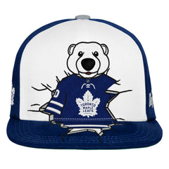 Toronto Maple Leafs Mitchell & Ness Youth Mascot Snapback Hat - Navy Hats