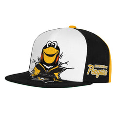 Pittsburgh Penguins Mitchell & Ness Youth Mascot Snapback Hat - Black Hats