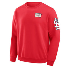 St. Louis Cardinals Darius Rucker Collection Washed Crew Neck Pullover Sweatshirt Red