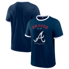 Atlanta Braves Darius Rucker Collection Washed Ringer T-Shirt Navy