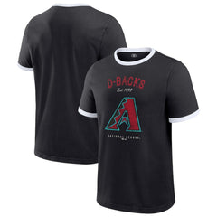 Arizona Diamondbacks Darius Rucker Collection Washed Ringer T-Shirt Black