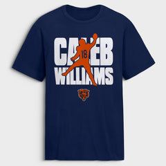 Caleb Williams Chicago Bears Silo T-Shirt - Navy cheap
