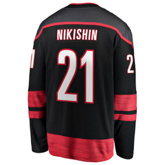 Alexander Nikishin Carolina Hurricanes Fanatics Home Breakaway Jersey - Black Jerseys