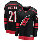 Alexander Nikishin Carolina Hurricanes Fanatics Women's Home Breakaway Jersey - Black Jerseys