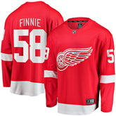 Emmitt Finnie Detroit Red Wings Fanatics Home Breakaway Jersey - Red Jerseys