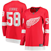 Emmitt Finnie Detroit Red Wings Fanatics Women's Home Breakaway Jersey - Red Jerseys