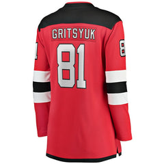 Arseny Gritsyuk New Jersey Devils Fanatics Women's Home Breakaway Jersey - Red Jerseys