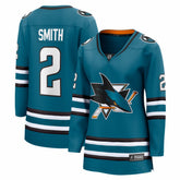 Will Smith San Jose Sharks Fanatics Women's Home Breakaway Jersey - Teal Jerseys