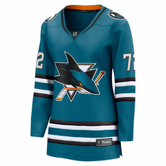 William Eklund San Jose Sharks Fanatics Women's Home Breakaway Jersey - Teal Jerseys