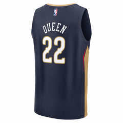 Derik Queen New Orleans Pelicans Fast Break Replica Jersey - Icon Edition - Navy cheap