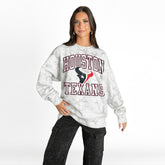 Houston Texans Gameday Couture Women's Whiteout Oversized Premium Fleece Sweatshirt - Arctic Camo discount