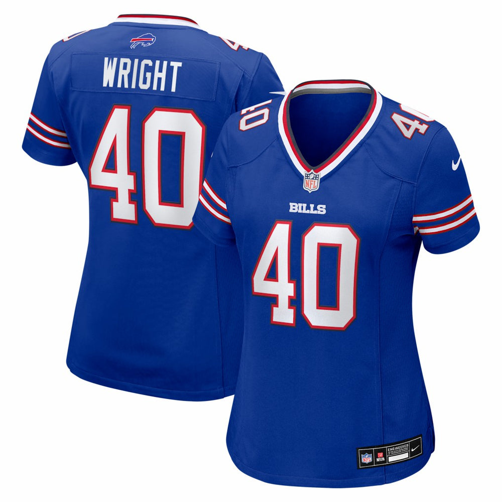 Matthew Wright Buffalo Bills Women's Team Game Jersey - Royal outlet