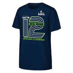 Seattle Seahawks Youth Super Bowl LX Champions Hometown Collection T-Shirt - College Navy discount