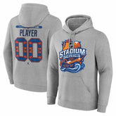 Tampa Bay Lightning 2026 NHL Stadium Series Personalized Name & Number Hoodie - Gray Hoodies
